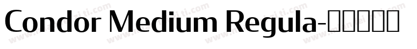Condor Medium Regula字体转换